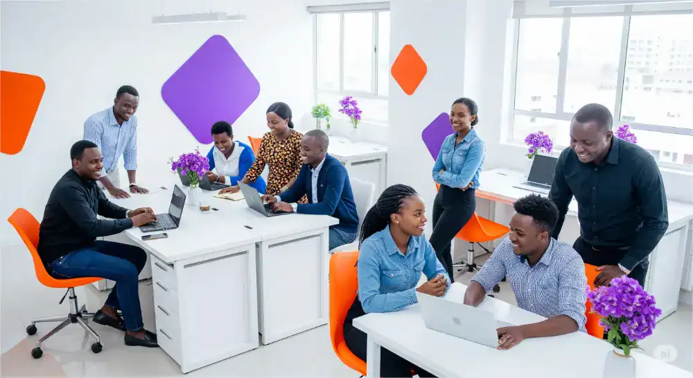 am digital ke staff work