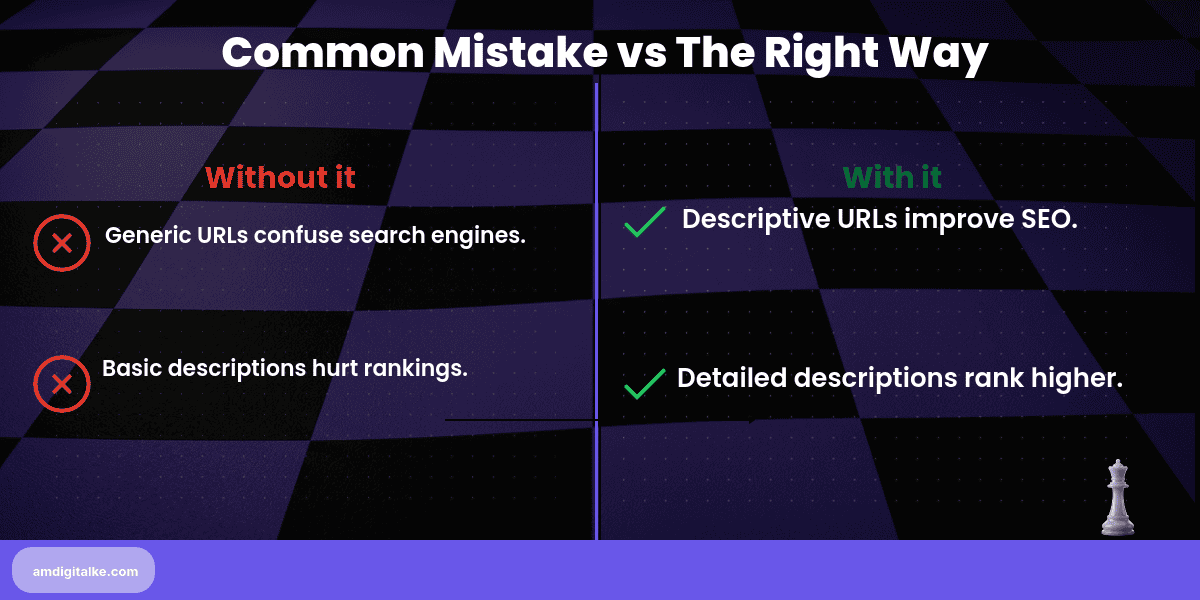 inventory page optimisation technical seo for-before-after