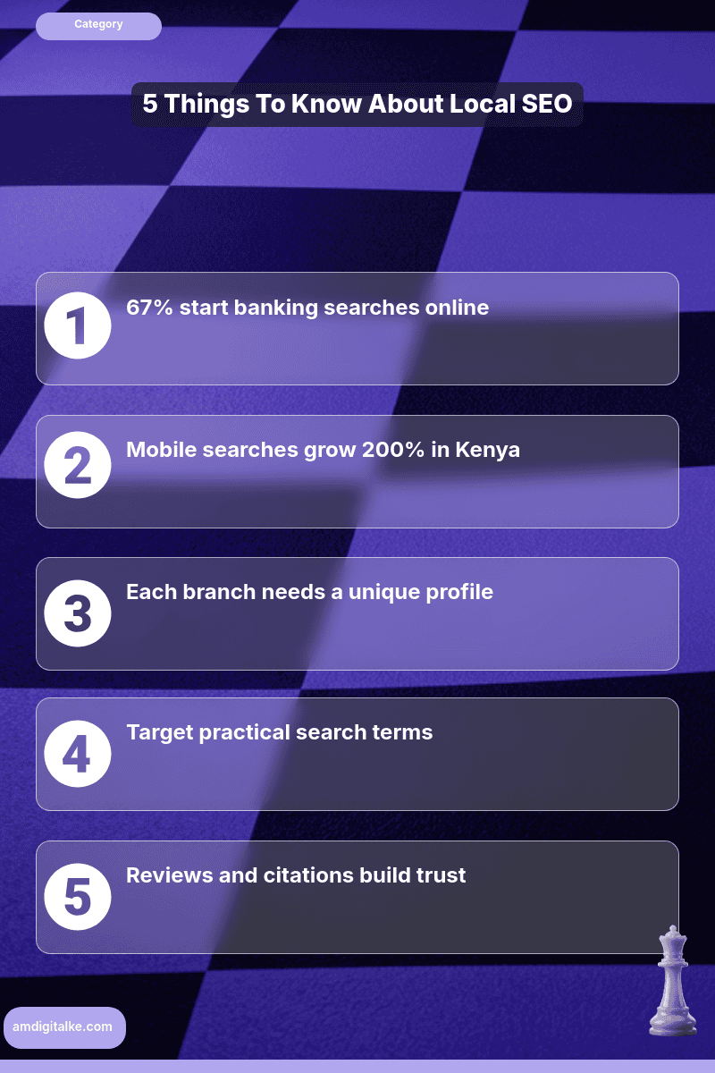 local seo for bank branches driving-infographic-kenya