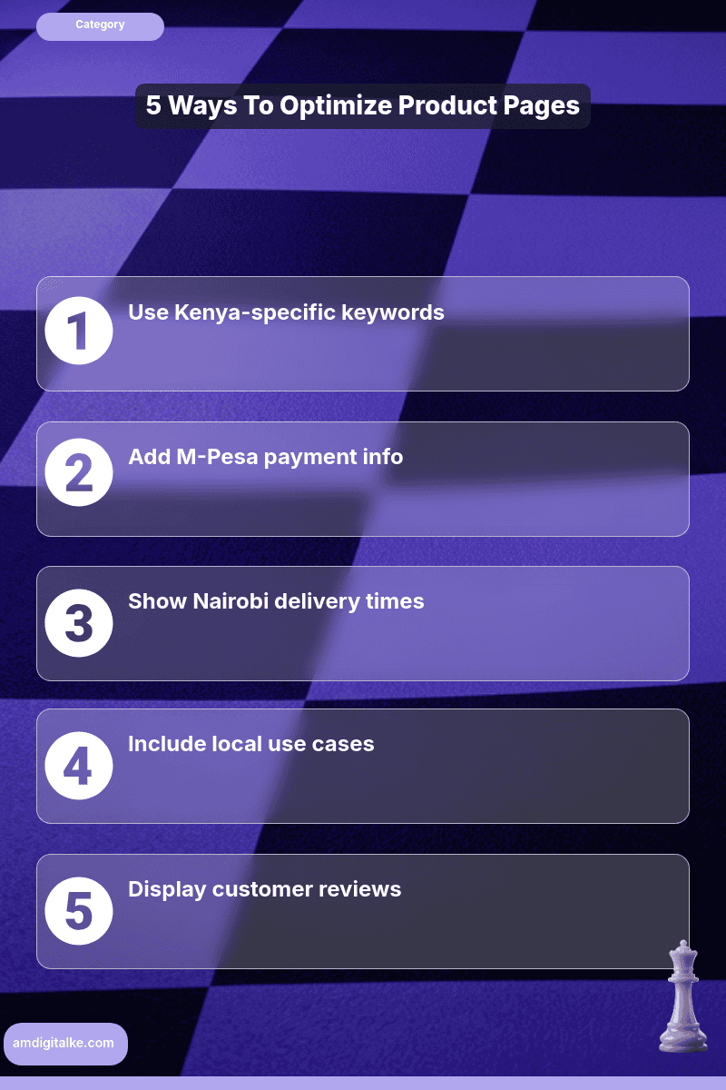 product page optimisation selling and ranking-infographic-kenya
