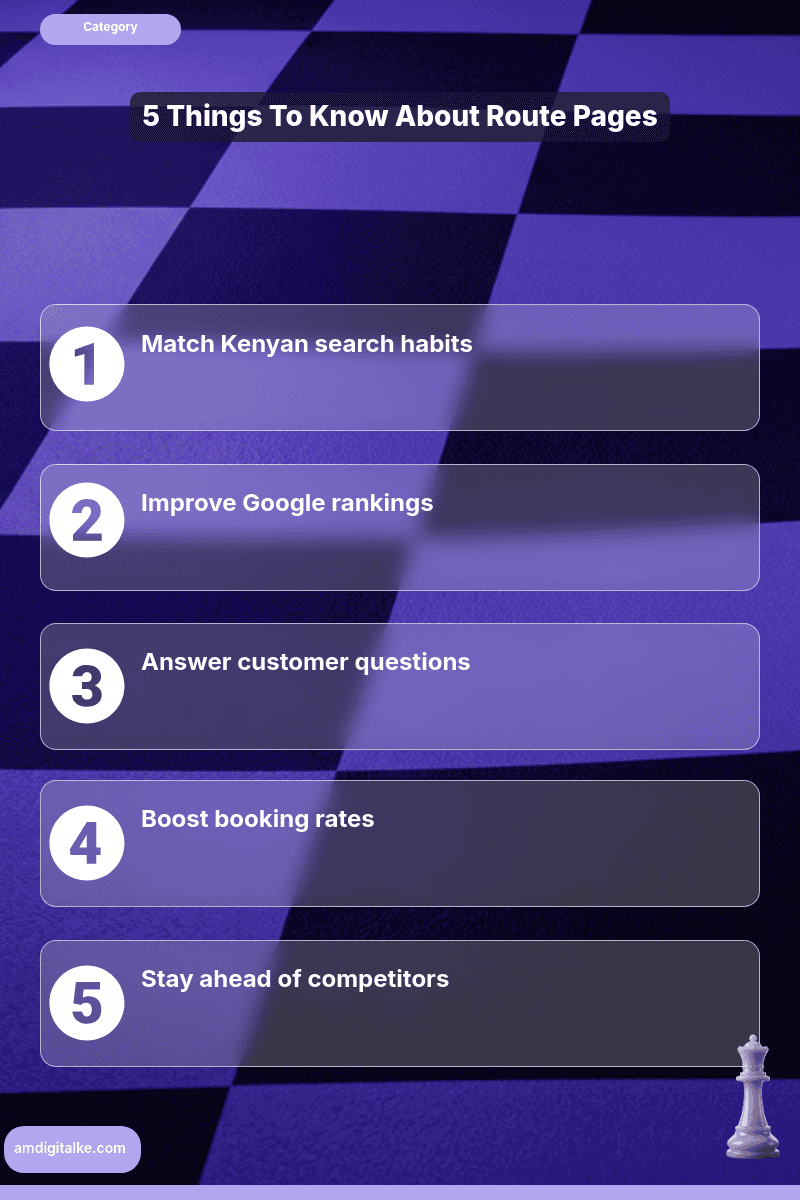 service route pages optimizing for nairobi-infographic-kenya